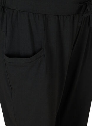 Lockere Hose mit Taschen, Black, Packshot image number 2