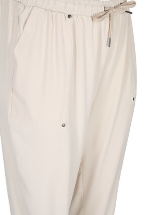 Hosen mit Taschen und elastischem Bündchen, Warm Sand, Packshot image number 2