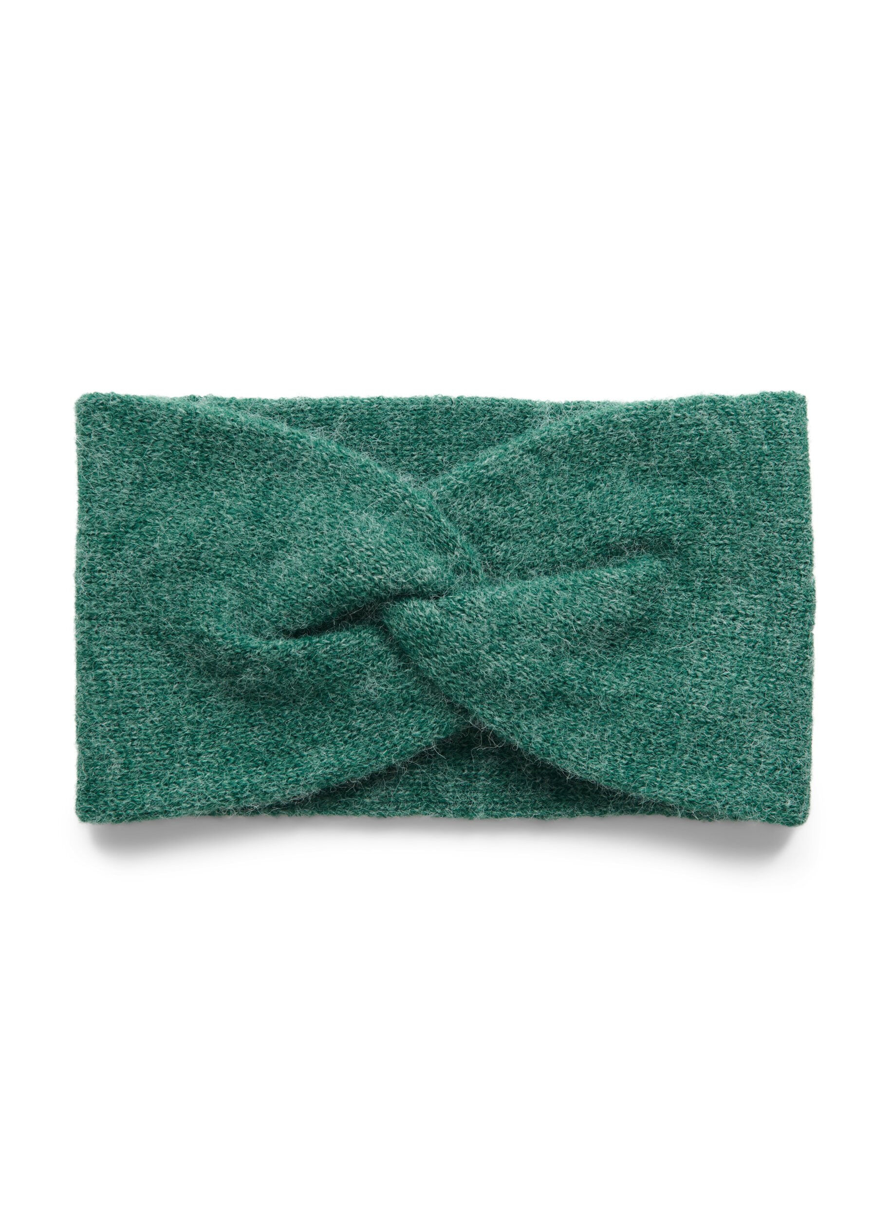 Zizzi Gestricktes Stirnband, Evergreen Melange, Packshot image number 0