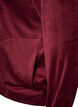 Weicher Cardigan aus Velours mit Rei&szlig;verschluss und hohem Kragen, Rot, Packshot image number 3