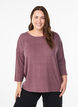 Bluse aus Jersey mit 3/4-&Auml;rmeln, Rot, Model image number 0
