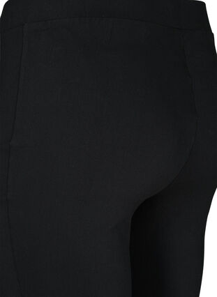 Flared Hose aus Viskosemischung, Black, Packshot image number 2