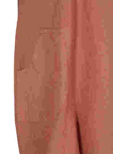 Kurzarm Kleid aus Baumwolle, Canyon rose, Packshot image number 3