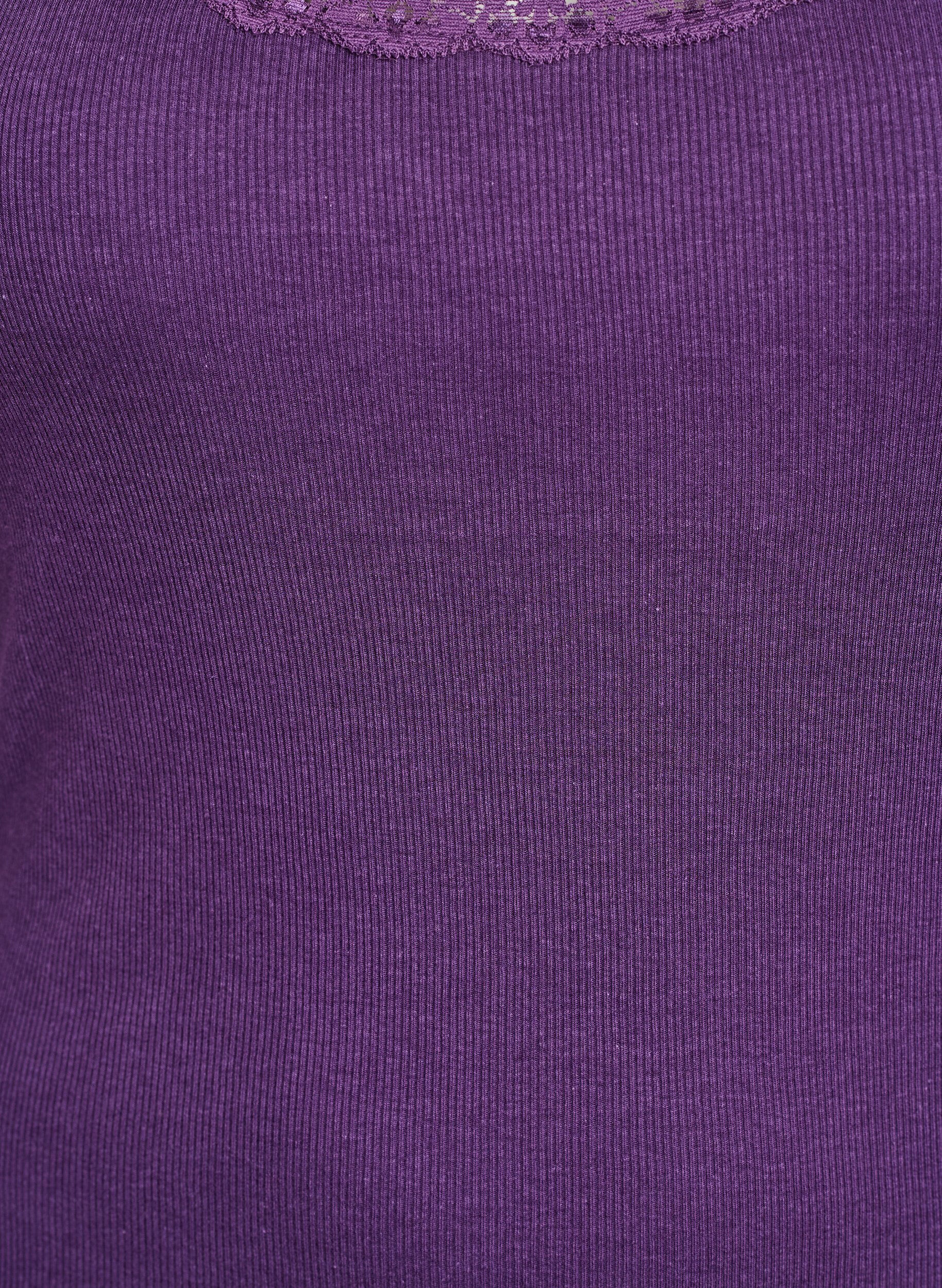 ZizziSpitzentop, Lila, Packshot image number 2