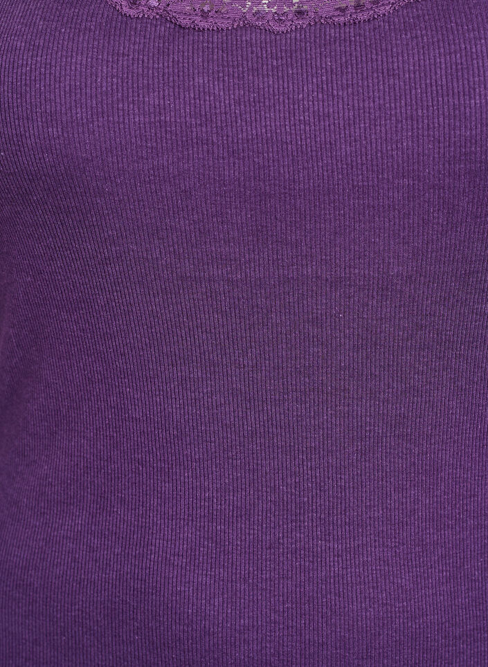 Spitzentop, Lila, Packshot image number 2