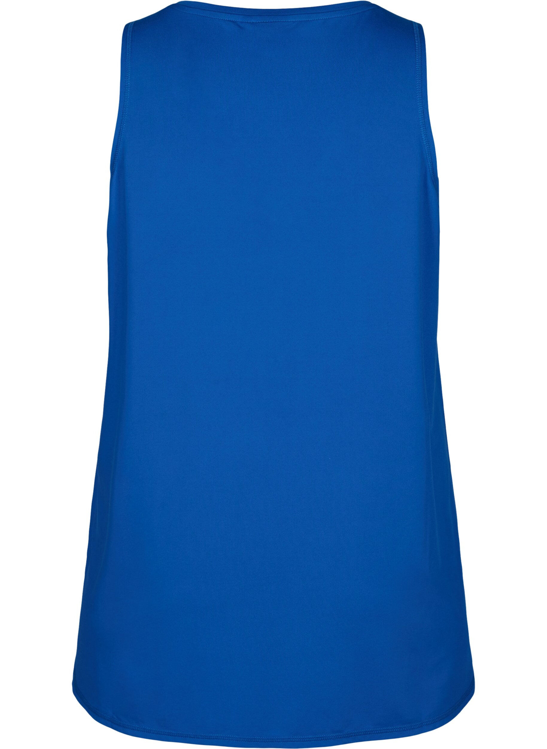 Zizzi Trainingsoberteil mit V-Ausschnitt, Princess Blue, Packshot image number 1