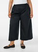 Culotte mit Gummizugbund und weiten Beinen, Schwarz, Model image number 3