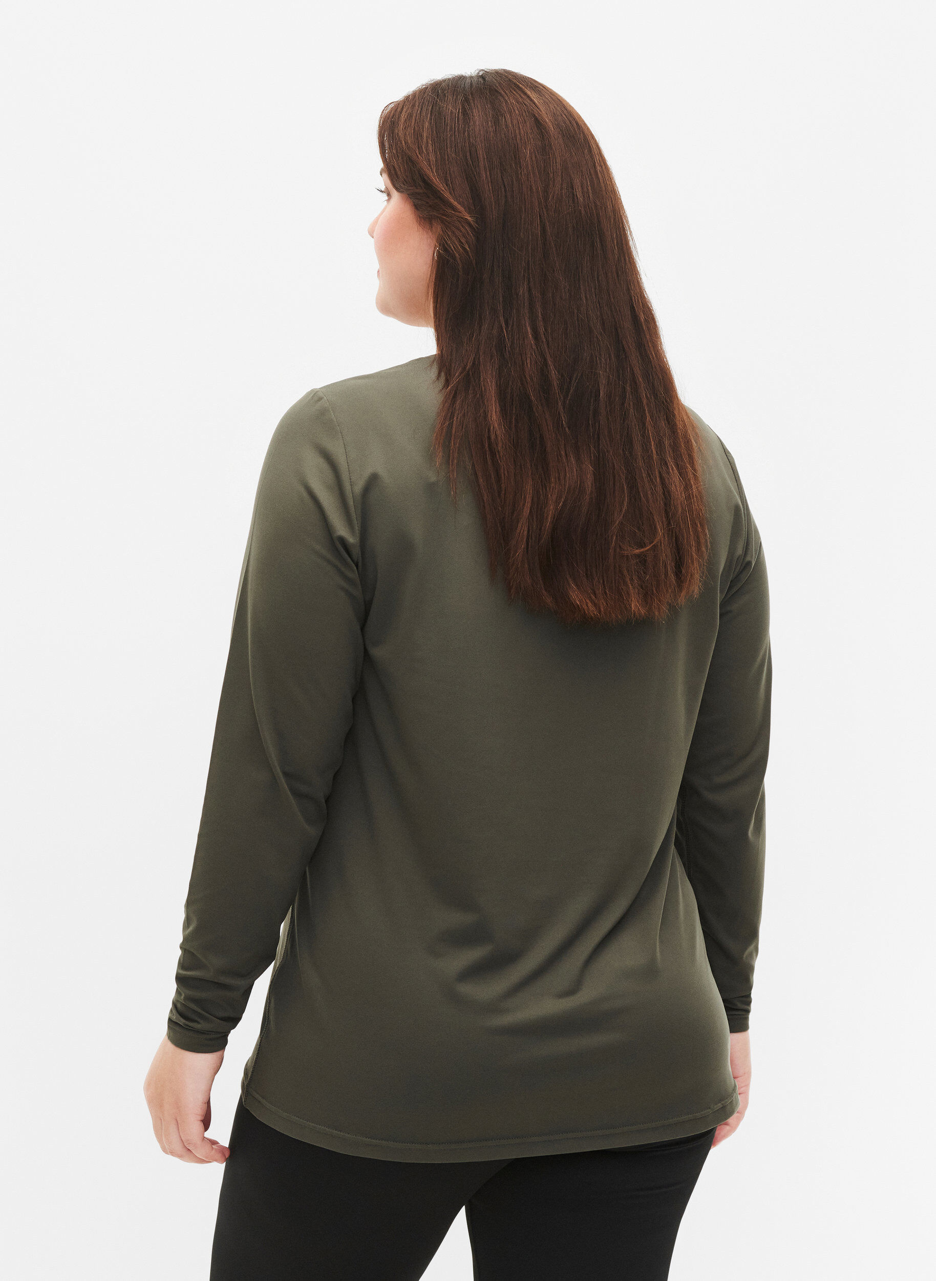 Zizzi Lang&auml;rmeliges Trainingsshirt, Chimera, Model image number 1