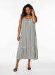 Sommerkleid mit Streifen und A-Linie, Schwarz, Model image number 0