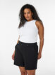 Shorts mit Taschen und lockerer Passform, Schwarz, Model image number 0