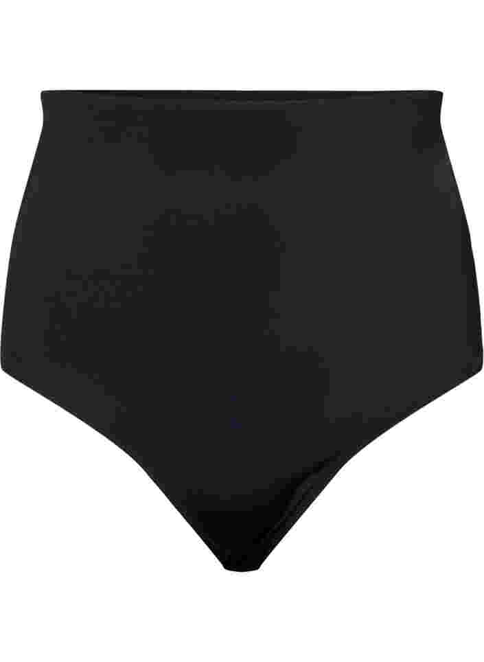 Bikinislip mit hoher Taille, Black, Packshot image number 0