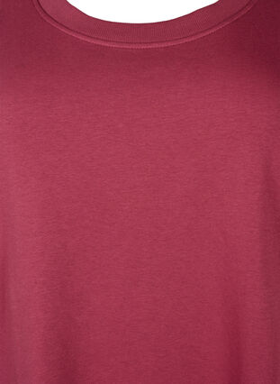 Kurzärmliges Sweatkleid mit Taschen, Dry Rose, Packshot image number 2