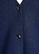 Strickjacke mit V-Ausschnitt, Blau, Packshot image number 2