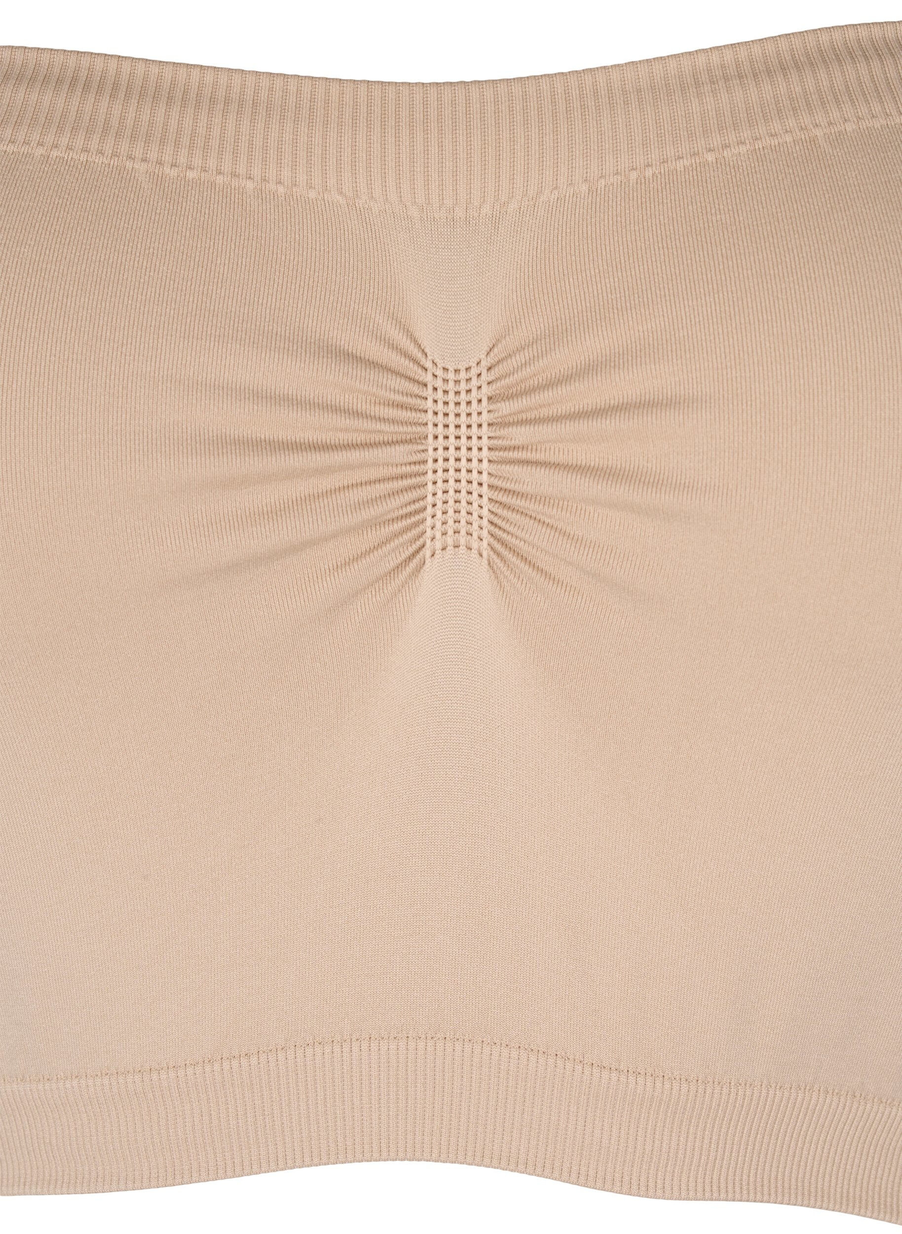 ZizziTr&auml;gerloser BH, Beige, Packshot image number 2