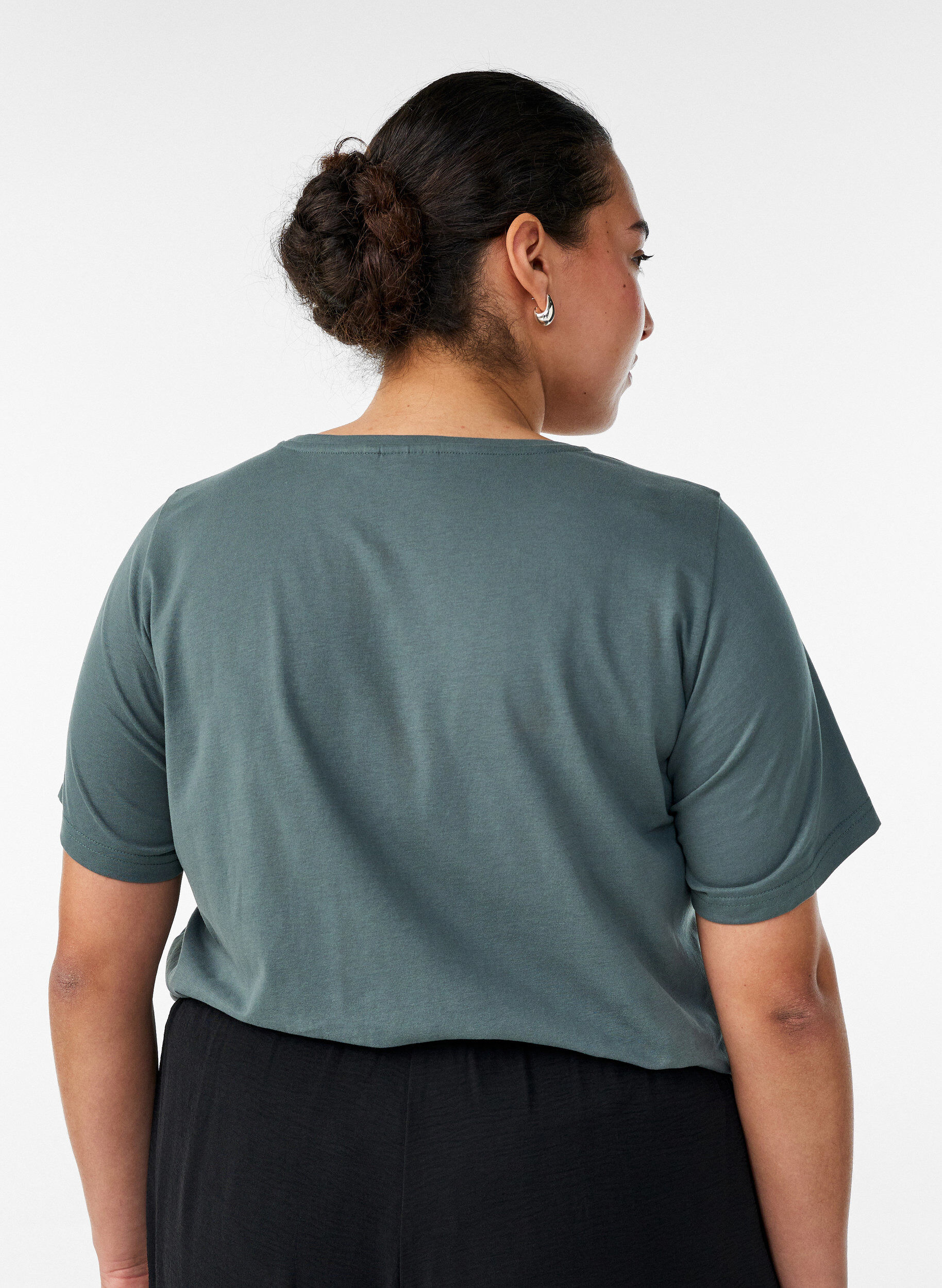 ZizziT-Shirt mit Print, Gr&uuml;n, Model image number 2