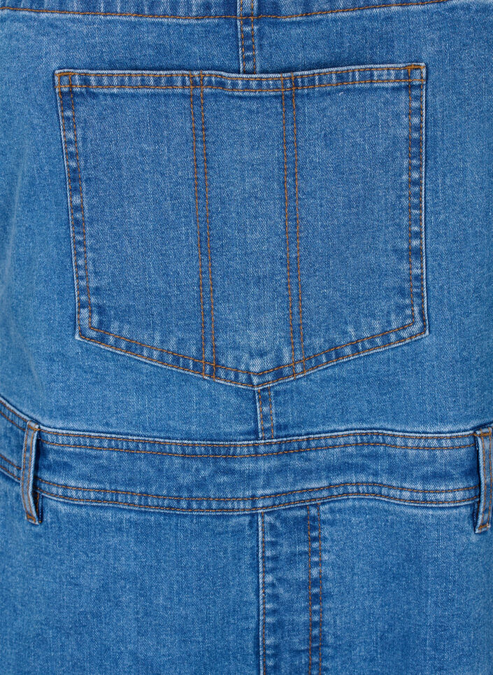 Denim Overalls Kurze Hosen, Blau, Packshot image number 2