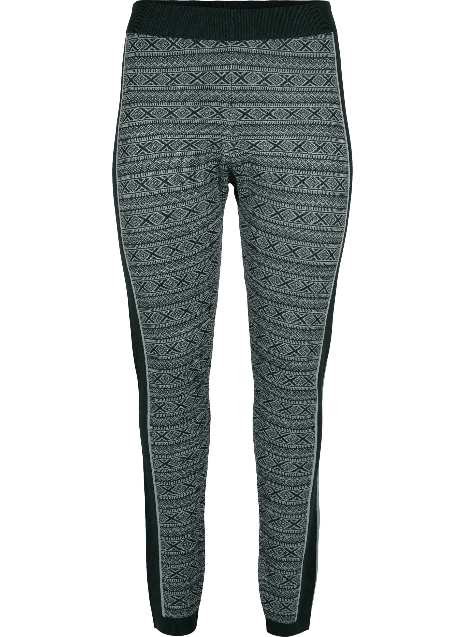 Zizzi Ski-Unterhose aus Wolle, Deep Lake Comb, Packshot image number 0