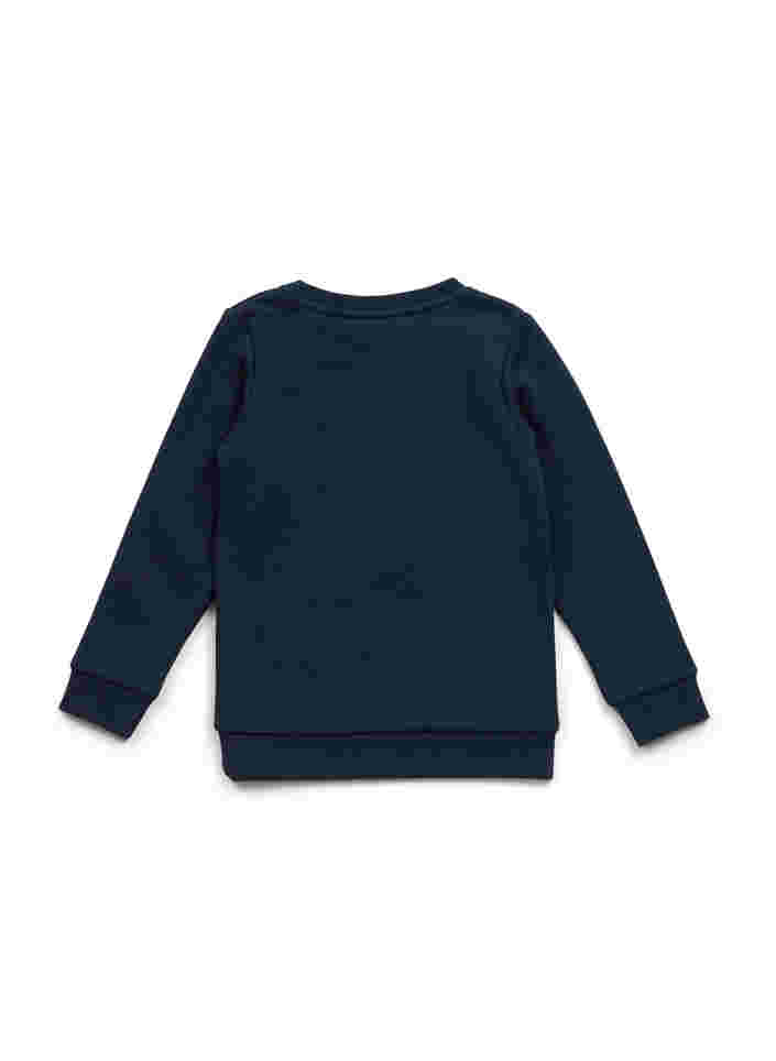 Weihnachts-Sweatshirt für Kinder, Night Sky Snow, Packshot image number 1