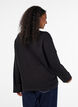 Basic T-Shirt mit langen &Auml;rmeln, Schwarz, Model image number 2