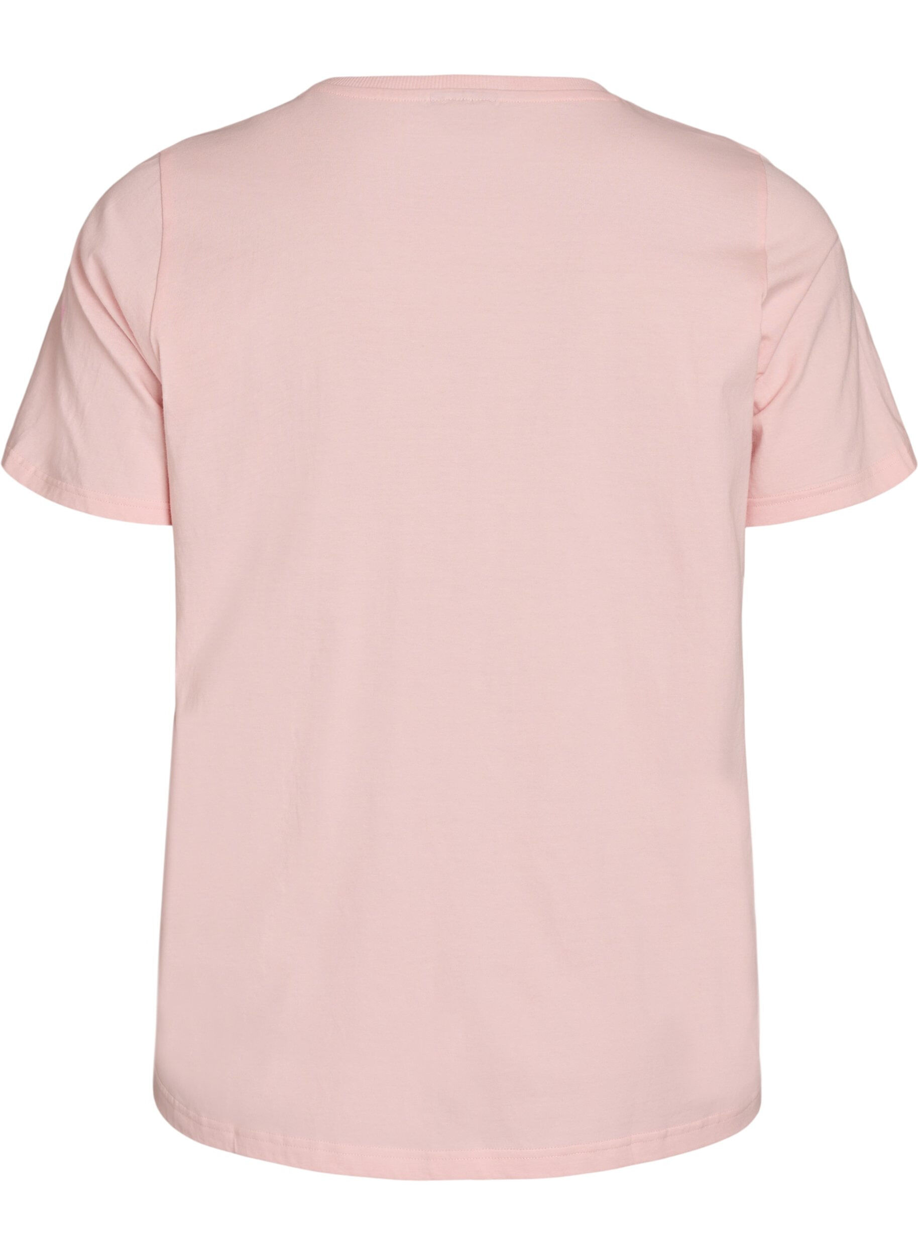 ZizziT-Shirt aus Bio-Baumwolle mit Frontprint, Rot, Packshot image number 1