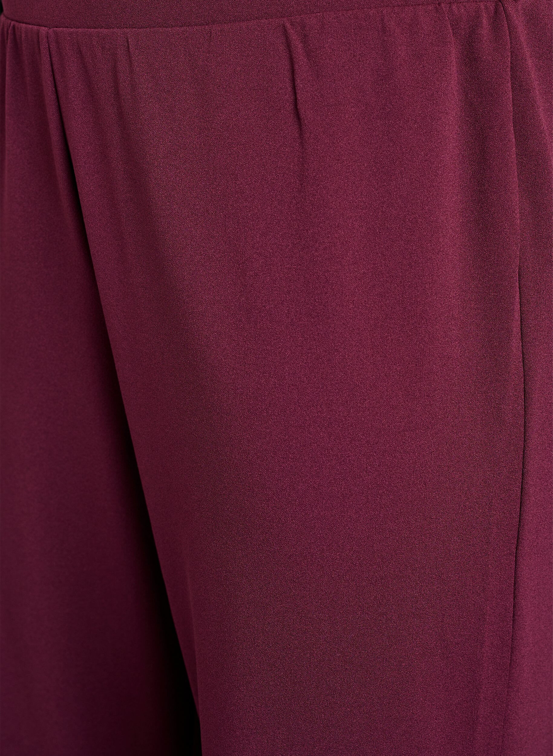 ZizziHose mit gerader Passform, Rot, Packshot image number 2