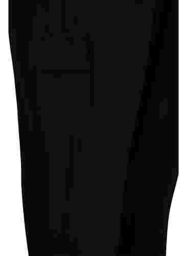 Lockere Hose aus Viskose mit großen Taschen, Black, Packshot image number 3