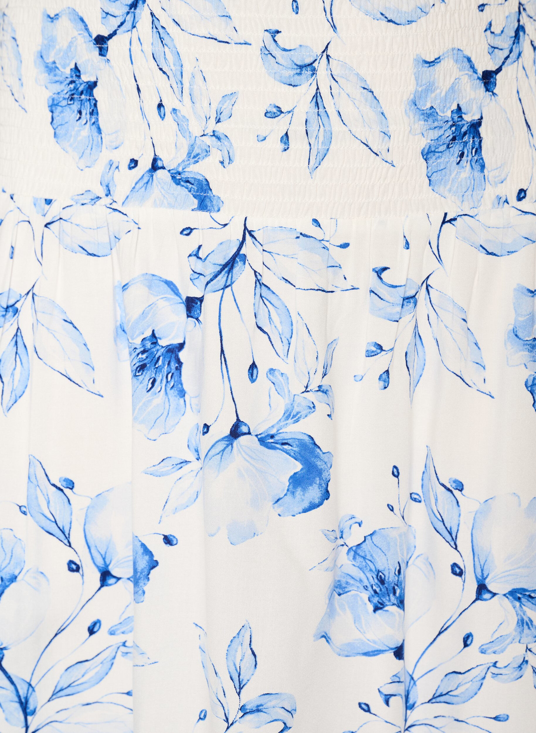 ZizziKurzer Rock mit Smokbund, Blau, Packshot image number 2