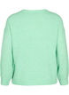 Langärmliger Strickpullover mit Wollanteil und Rundhalsausschnitt, Light G. Green Mel., Packshot image number 1