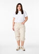 Cargo-Knickers mit hoher Taille, Beige, Model image number 0