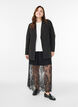 Langer Spitzenrock mit elastischem Bund, Schwarz, Model image number 0