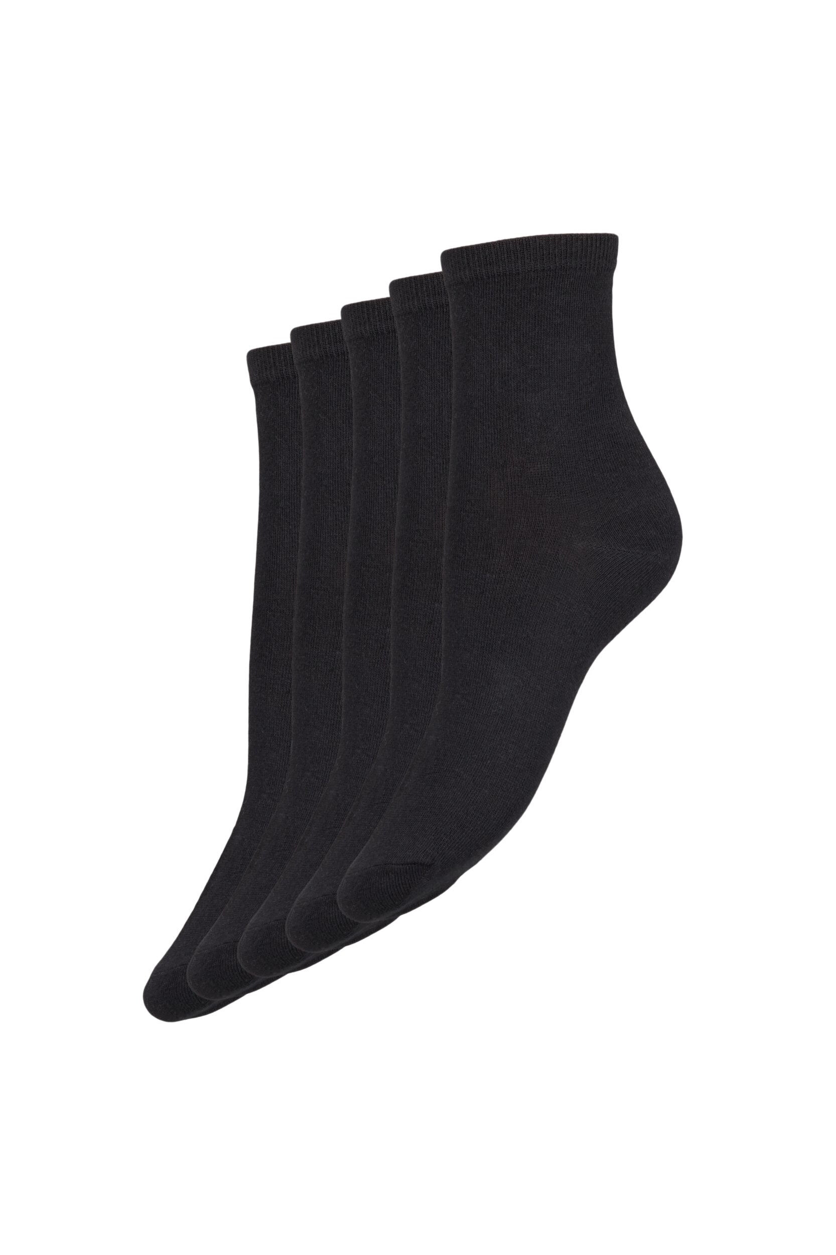 Zizzi 5er-Packung Basics-Socken, Black, Packshot image number 0