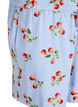 Shorts aus Baumwolle mit Tomaten-Print und hoher Taille, Blau, Packshot image number 2