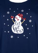 Weihnachtliche T-Shirts aus 100% Baumwolle, Navy B. w. LetItSnow, Packshot image number 2