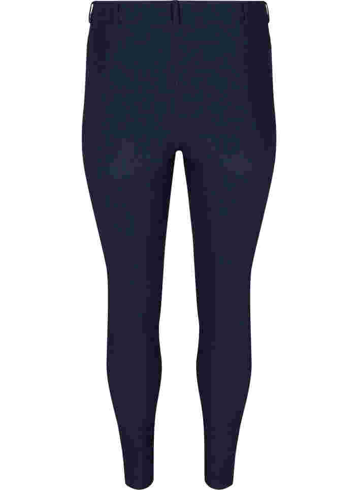 Enganliegende Hose mit Reißverschlussdetails, Night Sky, Packshot image number 1