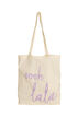 Tote Bag mit Print, lila, Packshot image number 0