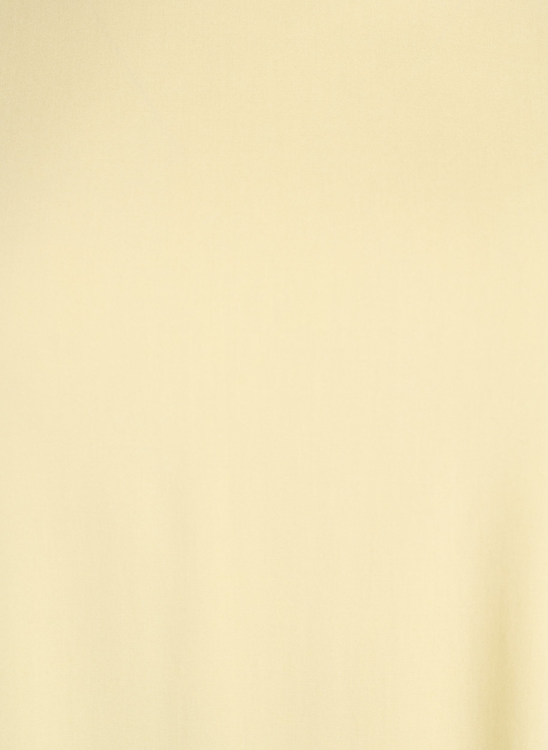 Zizzi Kurz&auml;rmelige, gewebte Bluse mit Rundhals, Gelb, Packshot image number 2