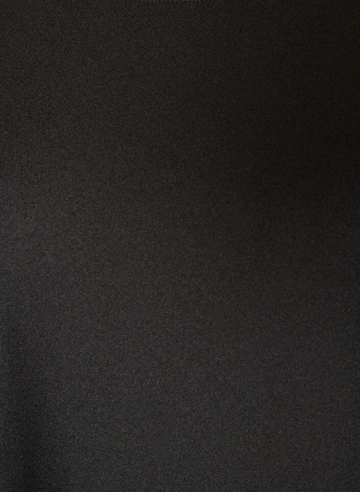 T-Shirt mit Schlitzen und dekorativen Knotenverschl&uuml;ssen, Schwarz, Packshot image number 2
