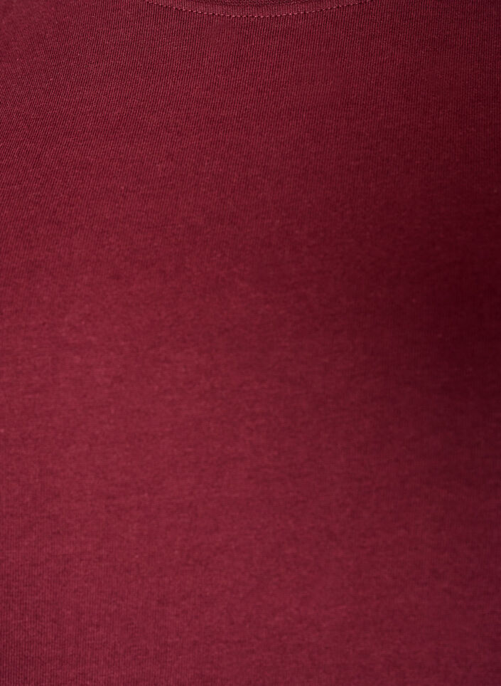 Kastiges T-Shirt aus Baumwolle, Rot, Packshot image number 2