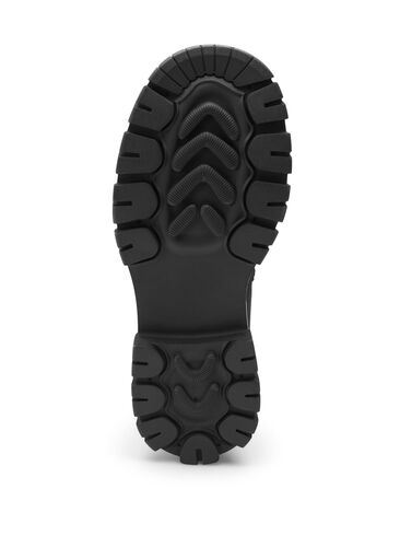Lange breite Passform Stiefel mit Stretch, Black, Packshot image number 5