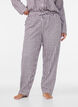 Baumwoll-Pyjamahose mit hohem Bund, Rot, Model image number 2