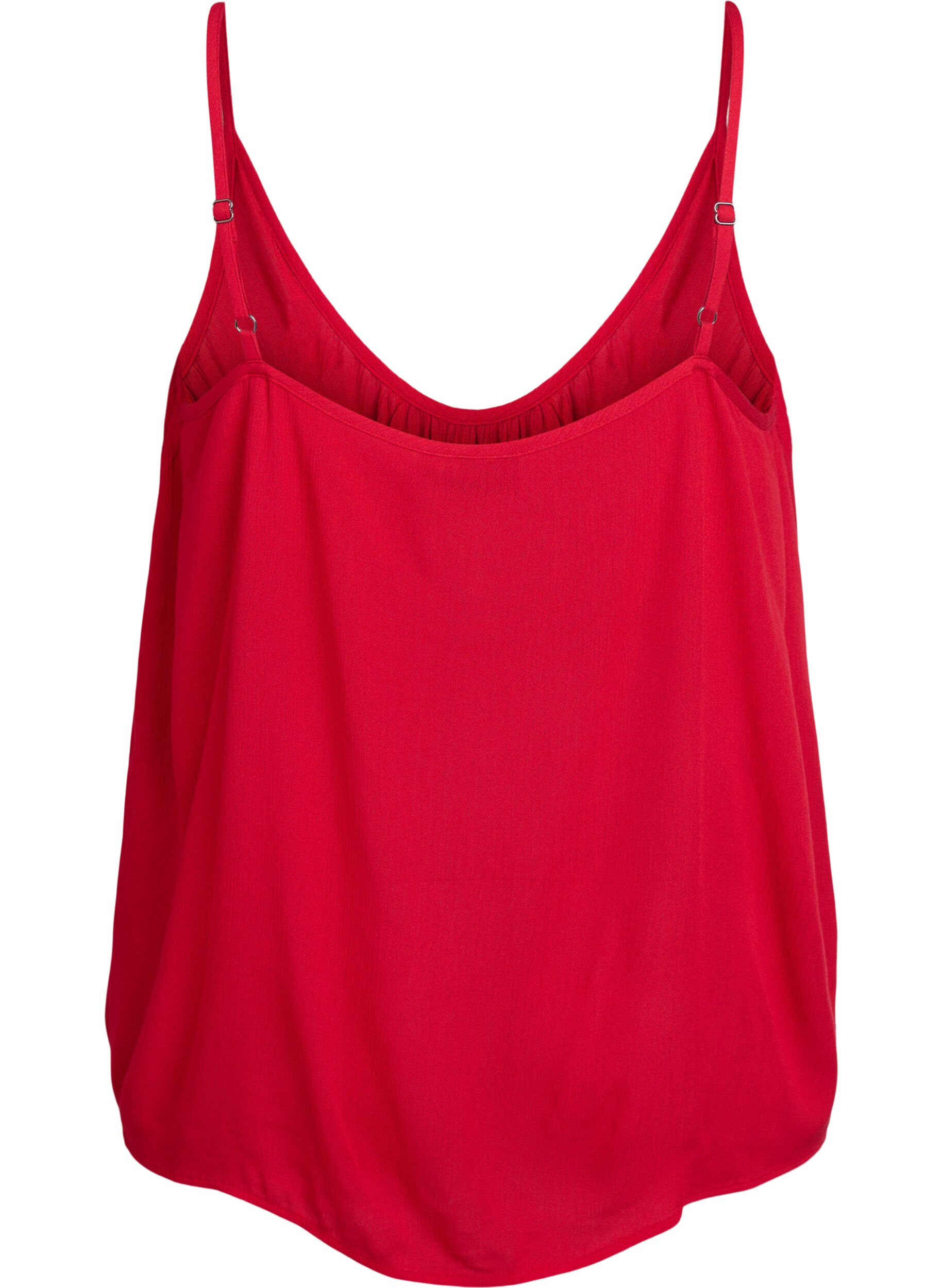 ZizziTr&auml;gertop aus Viskose, Rot, Packshot image number 1