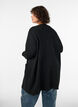 Lange Strickjacke mit Taschen, Schwarz, Model image number 2