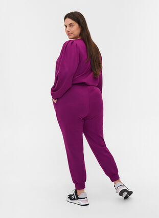 Sweatpants mit Taschen, Dark Purple, Model image number 1