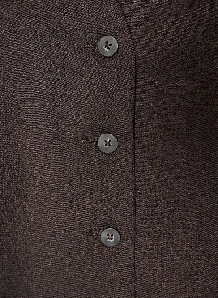 Waistcoat with button closure, Brown, Packshot image number 2