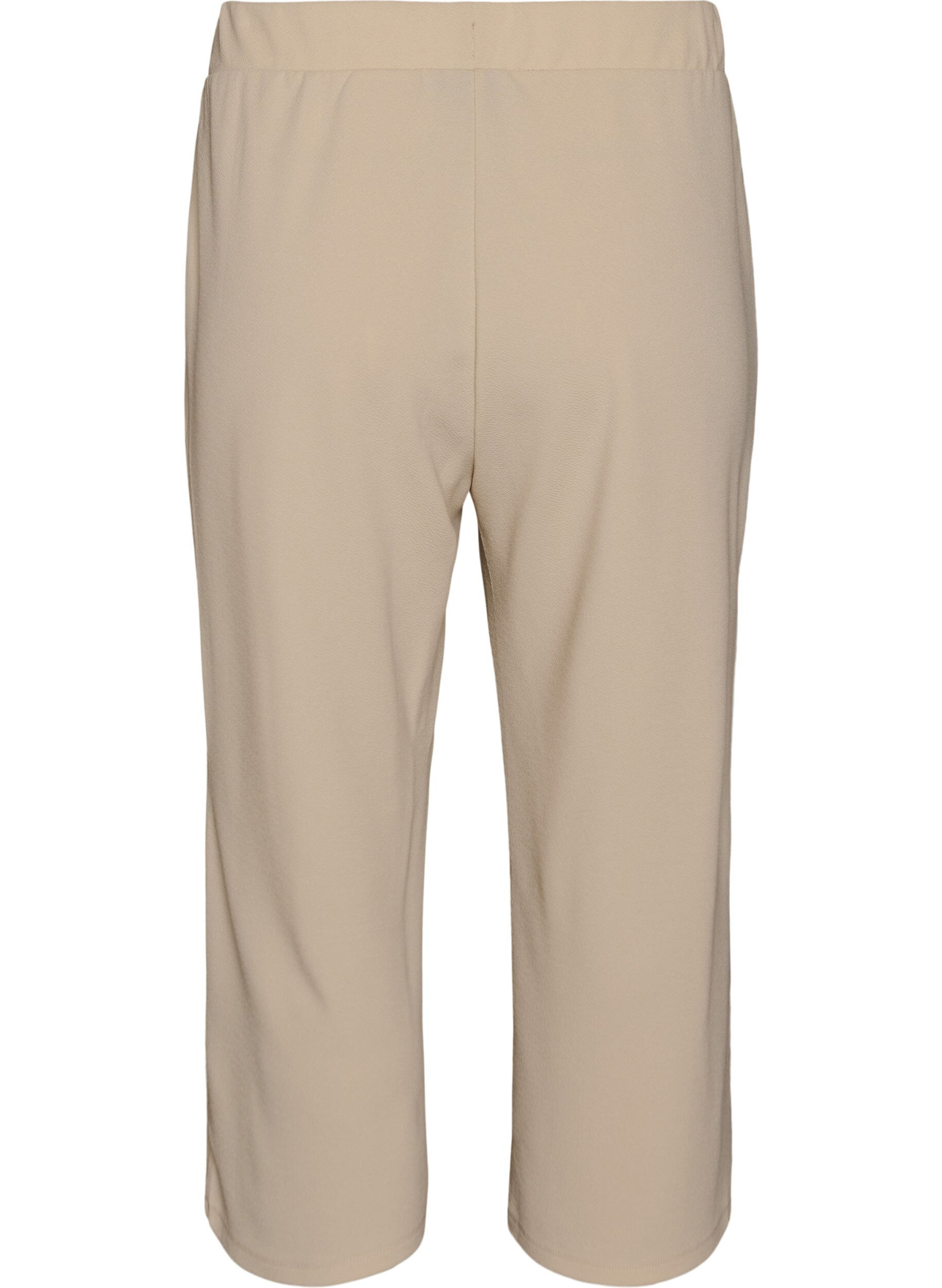 Zizzi 7/8 Hose mit lockerer Passform, Beige, Packshot image number 1