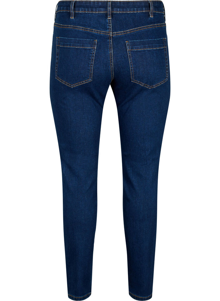 Slim Fit Emily Jeans mit normaler Taille, Blau, Packshot image number 1