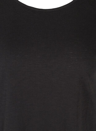 Kurzarm T-Shirt mit Pailletten, Black, Packshot image number 2
