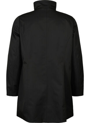 Jacke mit Taschen und hohem Kragen, Black, Packshot image number 1