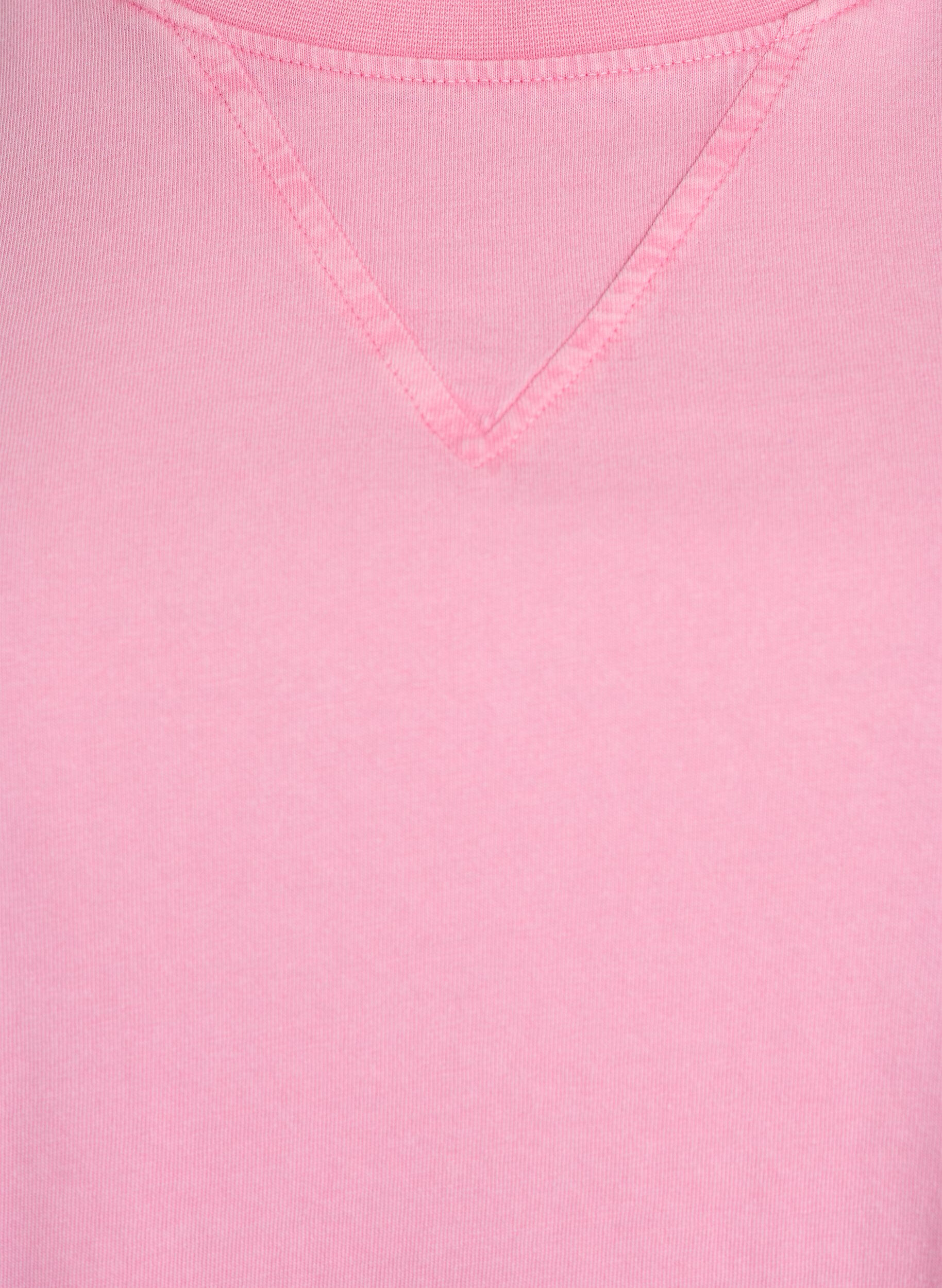 Zizzi Boxy T-Shirt aus Bio-Baumwolle., Pink, Packshot image number 2
