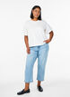 Gek&uuml;rzte Vera Jeans mit Destroyed-Effekten, Blau, Model image number 0